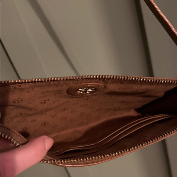 Tory Burch Brown Leather Crossbody Bag - Picture 4 of 4